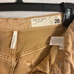 Rag and Bone Timeless Brown MAYA style, High Rise, Ankle Slim Jeans, Sz 28